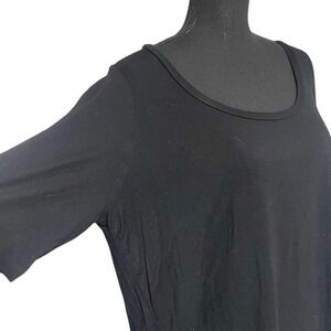 Torrid Black Elbow Sleeve Super Soft Knit Top